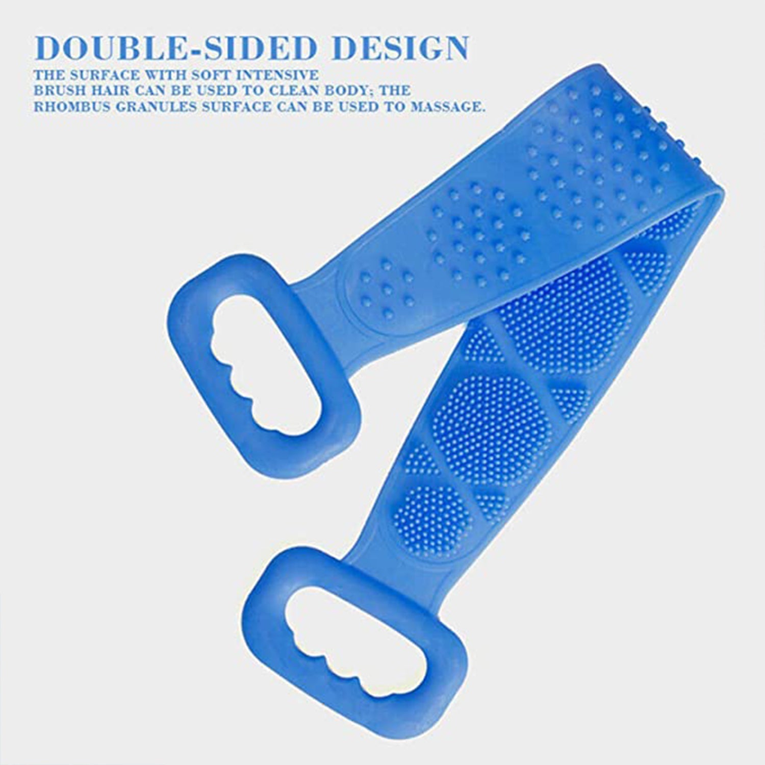 Silicone back scrubber