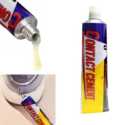 Industrial glue with semi-fluid texture