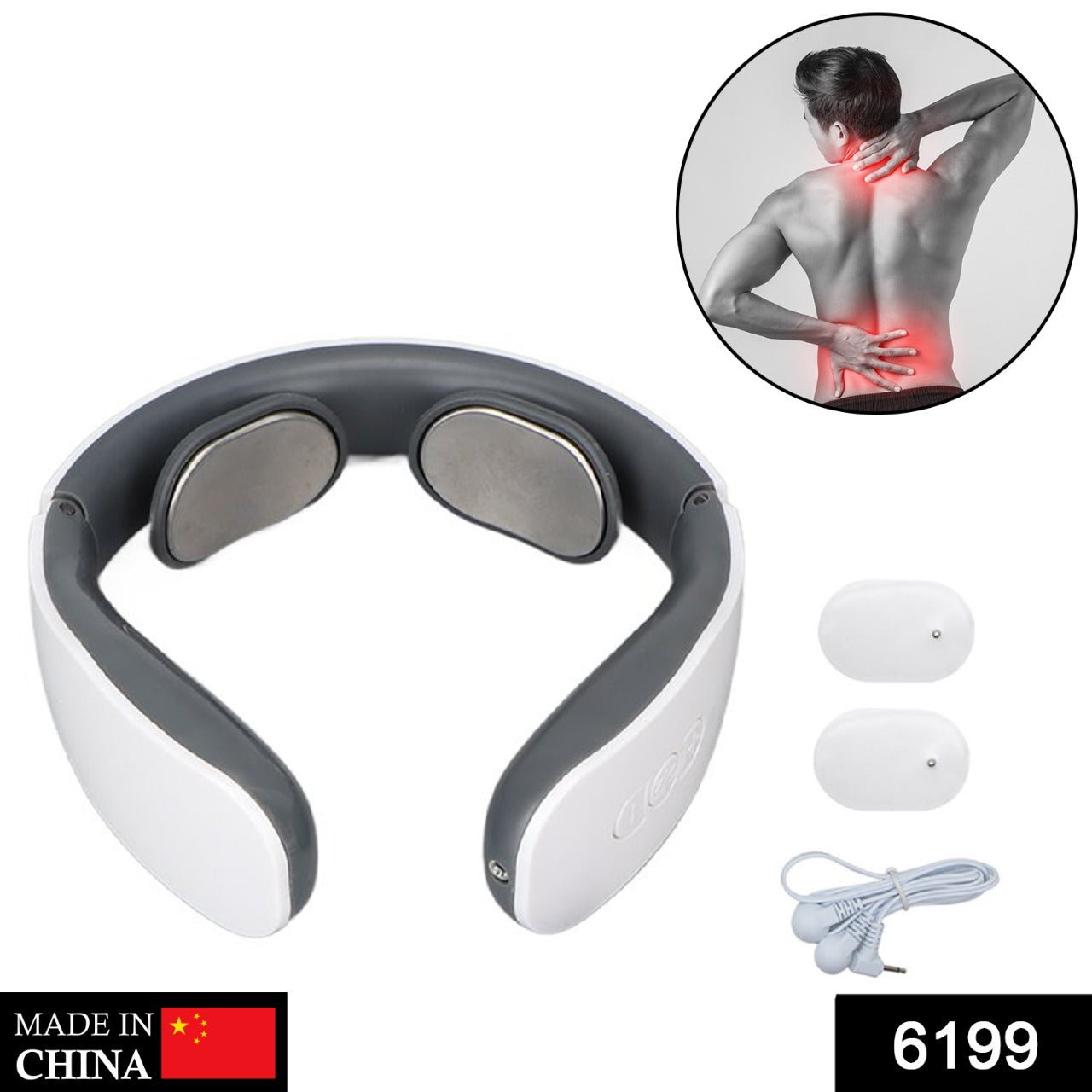 Cervical vertebra massager for effective deep tissue pain relief