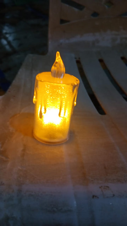 Simple Candles for Home Decoration, Crystal Candle Lights