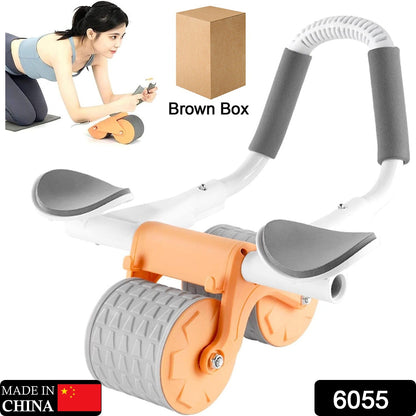 Abdominal wheel with knee mat for exercise