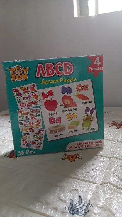 ABC learning puzzle set for children, bright and engaging